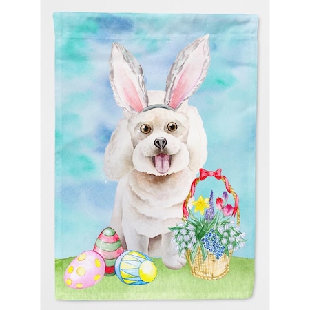 Carolines Treasures Bichon Frise Easter Bunny Flag Canvas - House Size CK1381CHF